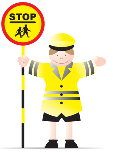 A image of a school crossing worker