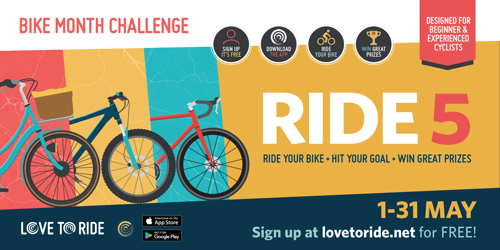 Love to ride bike month